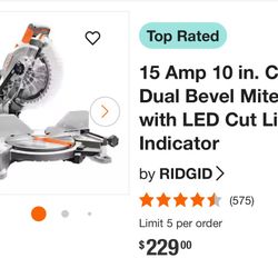 Rigid 10” SAW FIRST COME FIRST SERVE