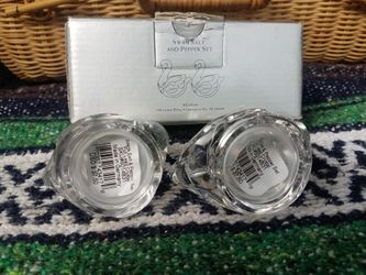 Crystal Salt &Pepper Shakers