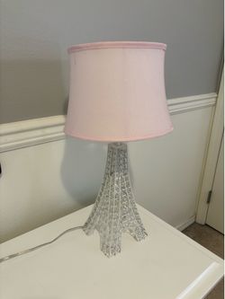 Pottery Barn Kids Eiffel Tower Glowing Crystal Lamp with Shade