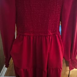 Maroon Midi Dress size Small