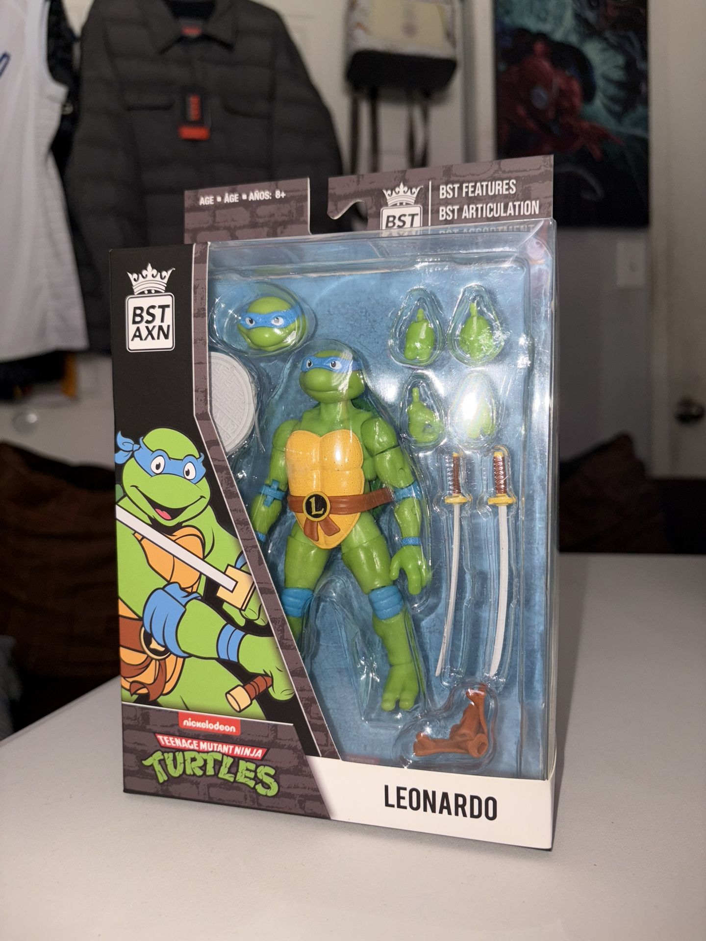 Teenage Mutant Ninja Turtles BST AXN Leonardo Action Figure