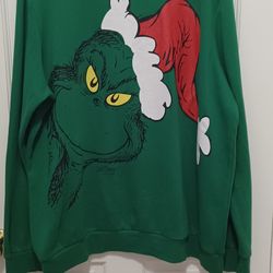 Christmas Grinch Sweatshirt Size 2XL 