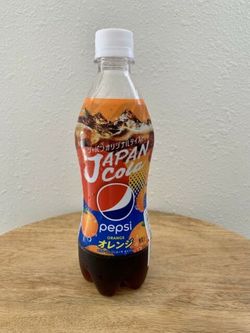 Orange Pepsi Soda (Imported from Japan)
