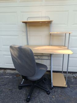 Desk and chair