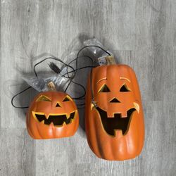Vintage Pumpkin Blow Molds