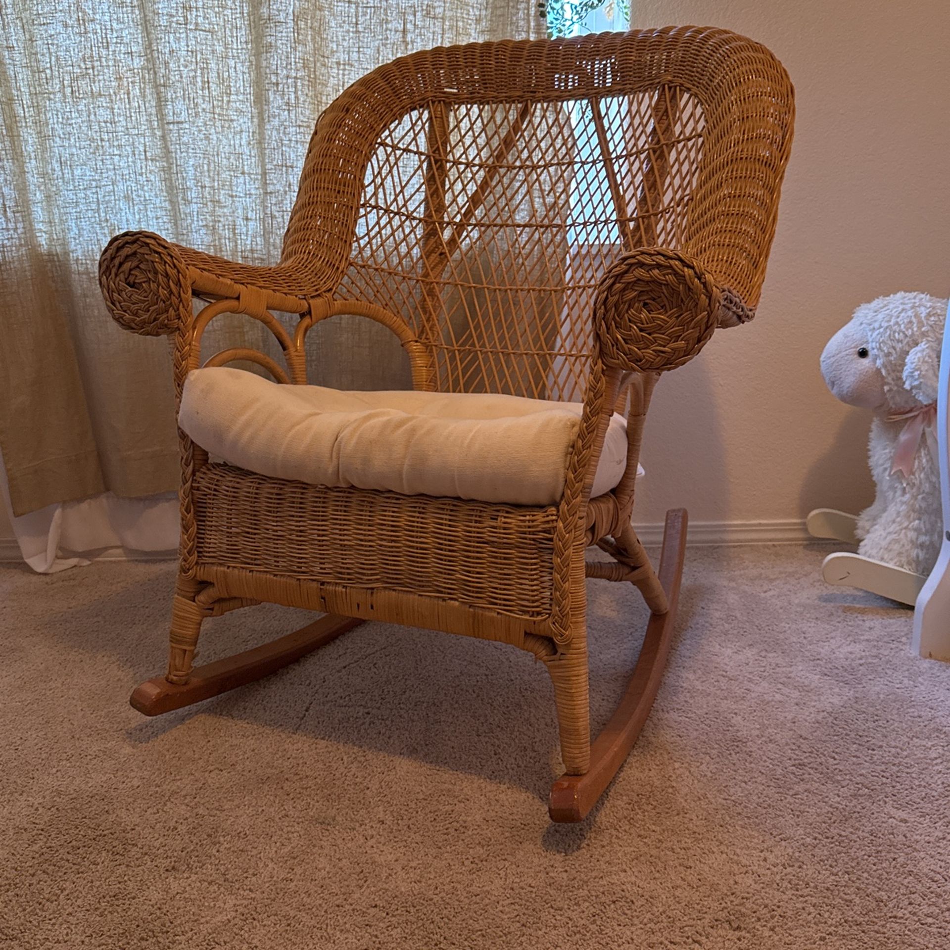 Wicker Rocking Chair-Free