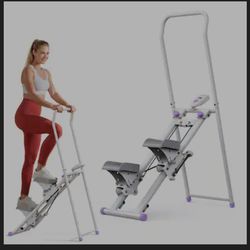 MERACH
MERACH - Vertical Climber Stair Stepper Machine Full Body Workout Home Gym Exercis Adjustable Handlebar & Pedals - white purple