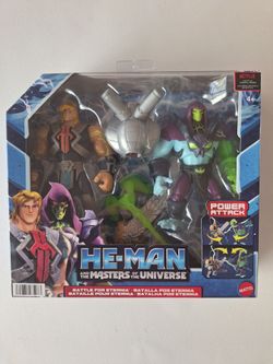 Mattel He-Man and the masters of the universe Battle for Eternia Power Attack 2 Pack Toy Action Figures