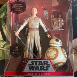 Disney Store Star Wars Elite Series Rey and BB-8 Die Cast Action Figure