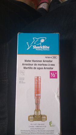 Water hammer arrestor 1/2"