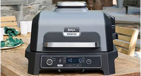 Ninja Wood fire Grill XL Outdoor Grill & Smoker with Thermometer