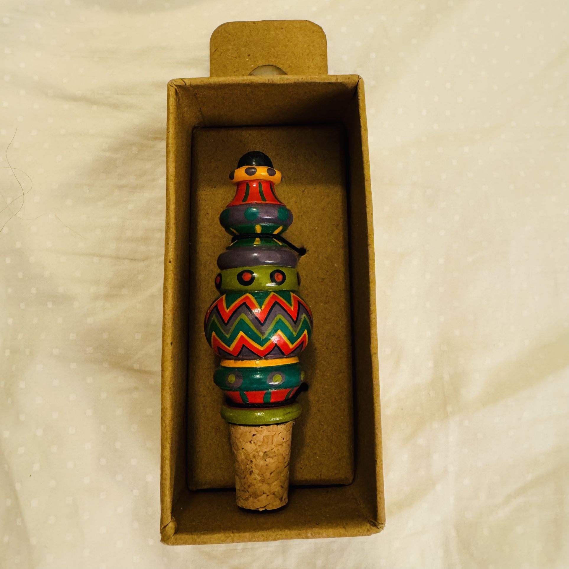 Handmade Hand Crafted Eucalyptus Wood Wine Stopper Cork Topper