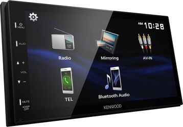 KENWOOD DMX150BT 6.8" Capacitive Touchscreen Digital Multimedia Receiver – Bluetooth, USB Mirroring for Android, Rear Camera Input, 13-Band EQ