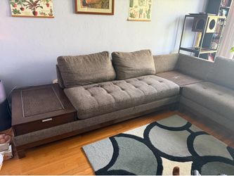 Sectional and Coffee Table