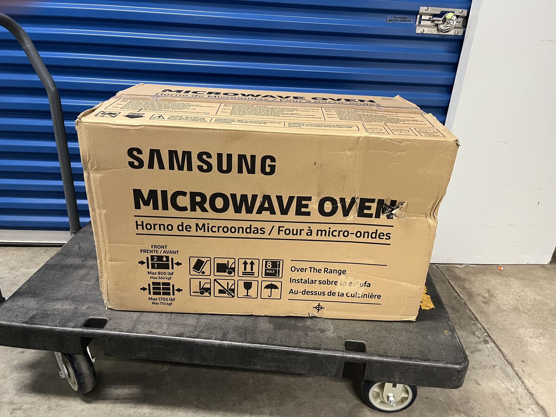 Samsung 1.6 cu. ft. Over-the-Range Microwave in Stainless Steel with Auto Cook