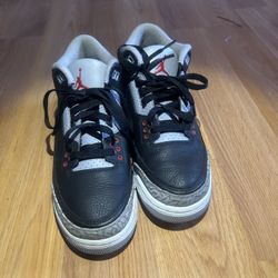 dm0967-010 nike gs air jordan 3 retro black cement (2024) Size 6.5