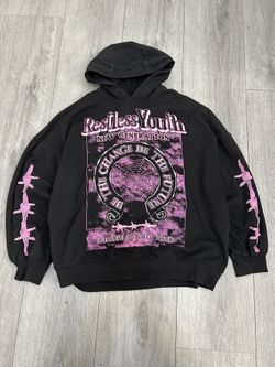 Black graphic hoodie