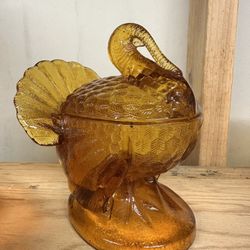 Vintage Turkey Candy Dish