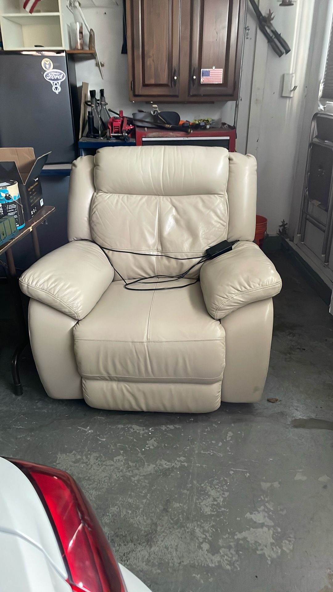 Leather Motorized Recliner