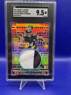 2022 Panini Illusions George Pickens RC Patch SGC 9.5