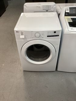 White Smart Diagnosis Dryer By Lg