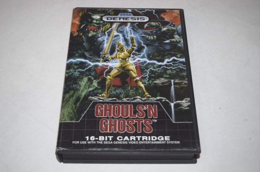 Ghouls'n Ghosts Sega Genesis Video Game Complete in Box