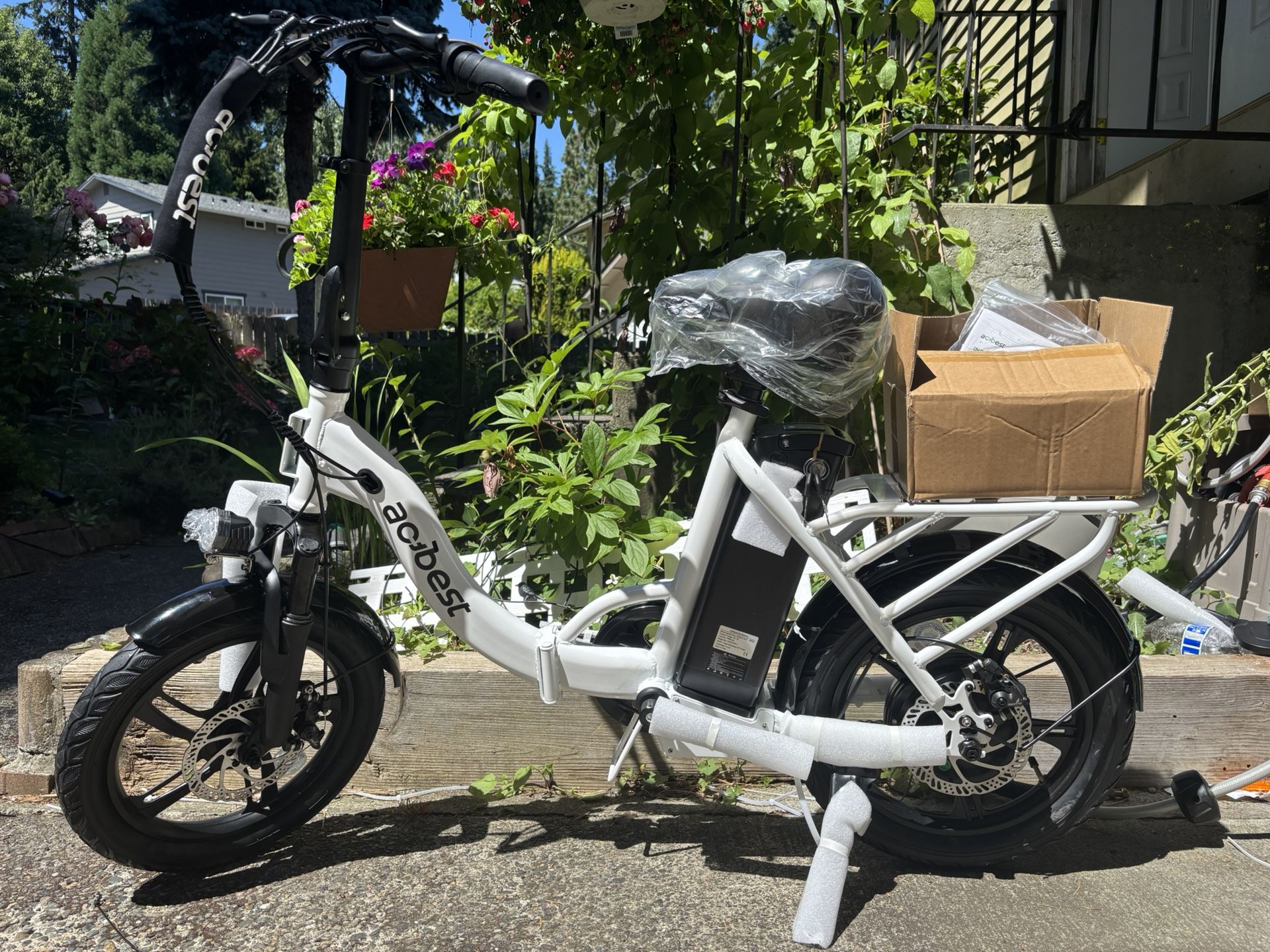 Electric Bike Foldable 16" Peak 500W Motor