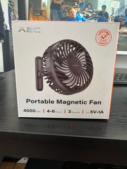 A2C Portable Magnetic Fan Rechargeable