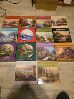 Thomas Kinkade puzzles