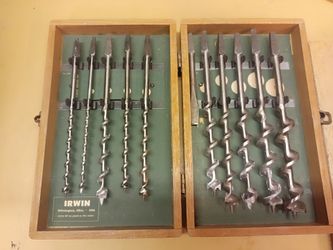 Irwin wood auger and brace drill bits