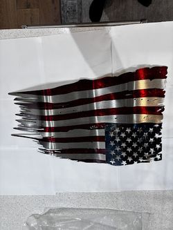 Battle Flag , Metal Sign 21.5x36 18 Gauge Steel Wall De