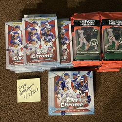 2022 Panini Baseball Box Lot