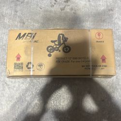 Kids Bike New In Box 2-4 Years Old 12” Box Bike