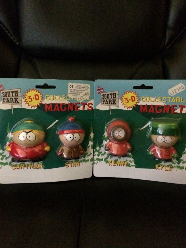 SOUTH PARK 3D FRIDGE MAGNETS $40