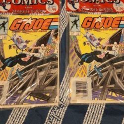 SEALED GI JOE 2ND PRINT(2) 3 COMICS IN EACH PACK