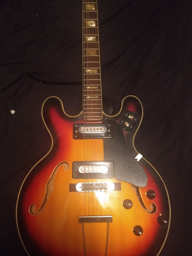 Hallow Body Acoustic /Electric Guitar
