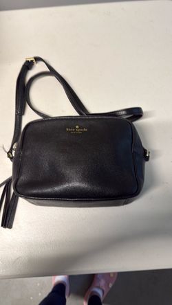 Kate Spade New York Black Leather Crossbody Bag
