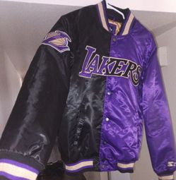 Lakers Puff Jacket (N) NBA (( AUTHENTIC))