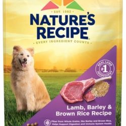 Nature's Recipe Dog Food Lamb  22# 