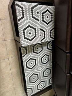 Festival Light Blend Matte Hexagon Porcelain Mosaic Backsplash 10 pieces New sealed