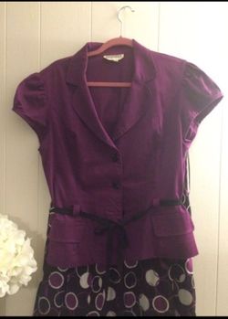 Plum 2 piece outfit