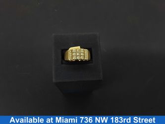 Men's Ring - Yellow Gold 10k (.417) 4.7 grams Size 10