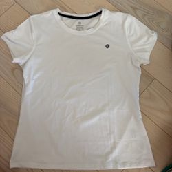 Lululemon white athletic t shirt