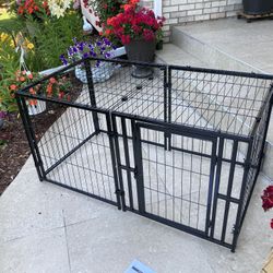 48” deep dog cage x 2 ft length x 2 ft height 