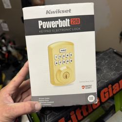 Gold Power Bolt Electronic Dead Bolt