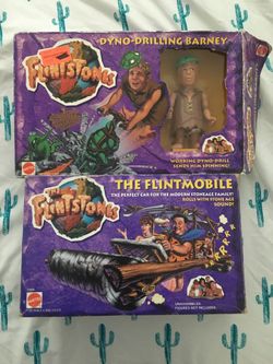 The flinstones mattel all complete in box open