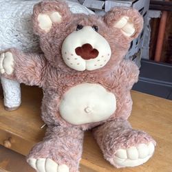 Vintage 1984 Cabbage Patch Kid Furskin Teddy Bear 