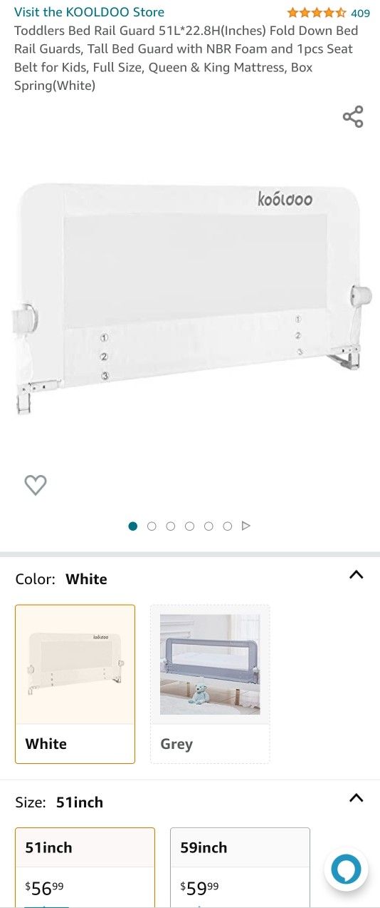 Bed Rail Guard 51" Length