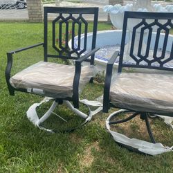 Brand New Patio Chao Set Metal Frame