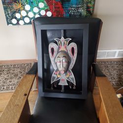 Indonesian Carved  Wood Mask